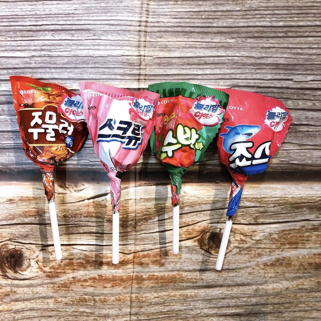 KẸO MÚT LOLLIPOP ICE LOTTE 132g. 