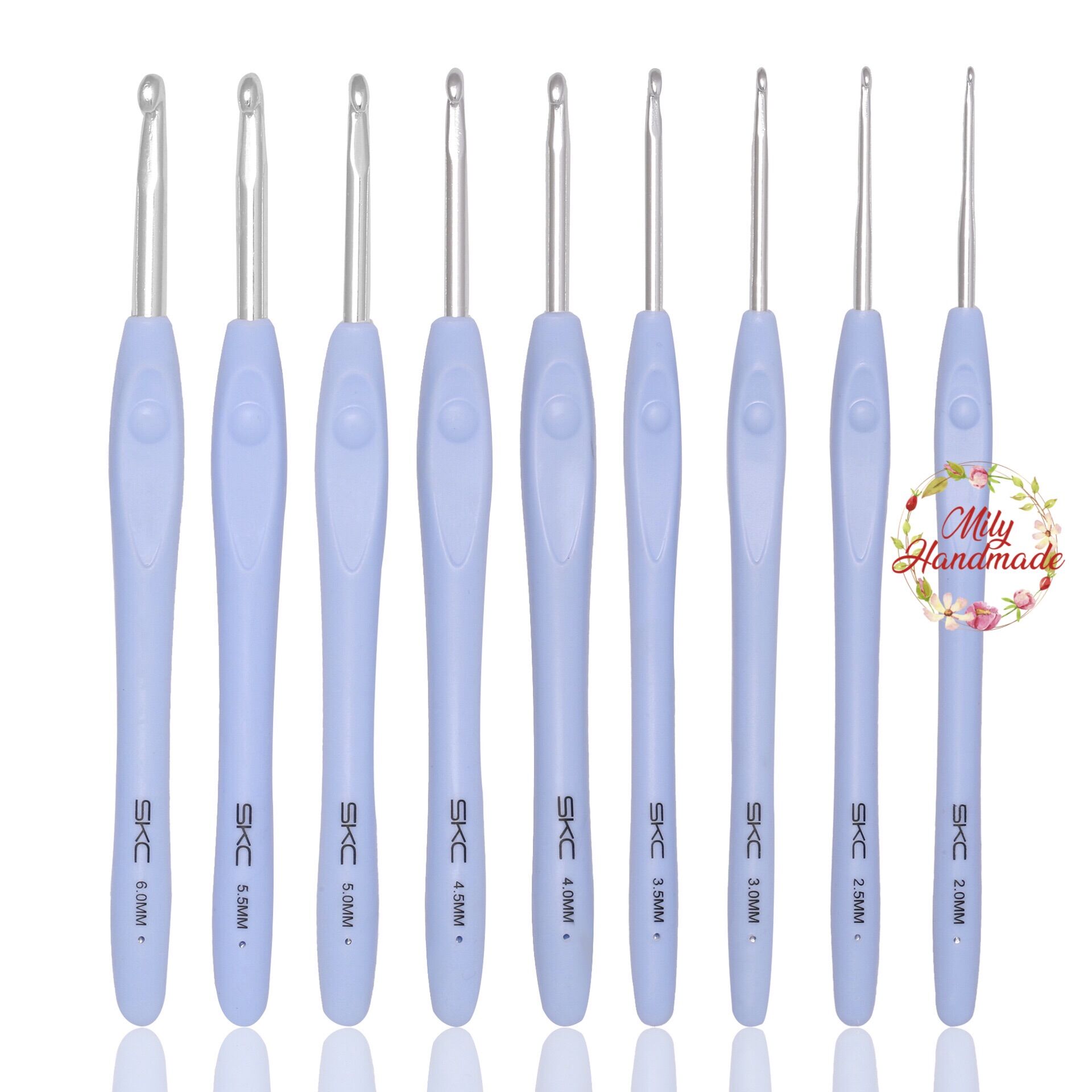 Bộ kim móc skc cán mềm 9 chiếc