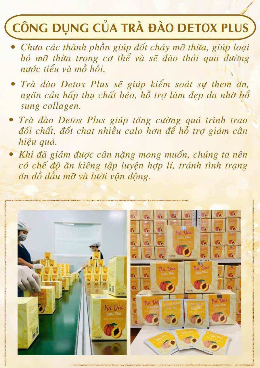 Trà đào plus (Không tặng đường)