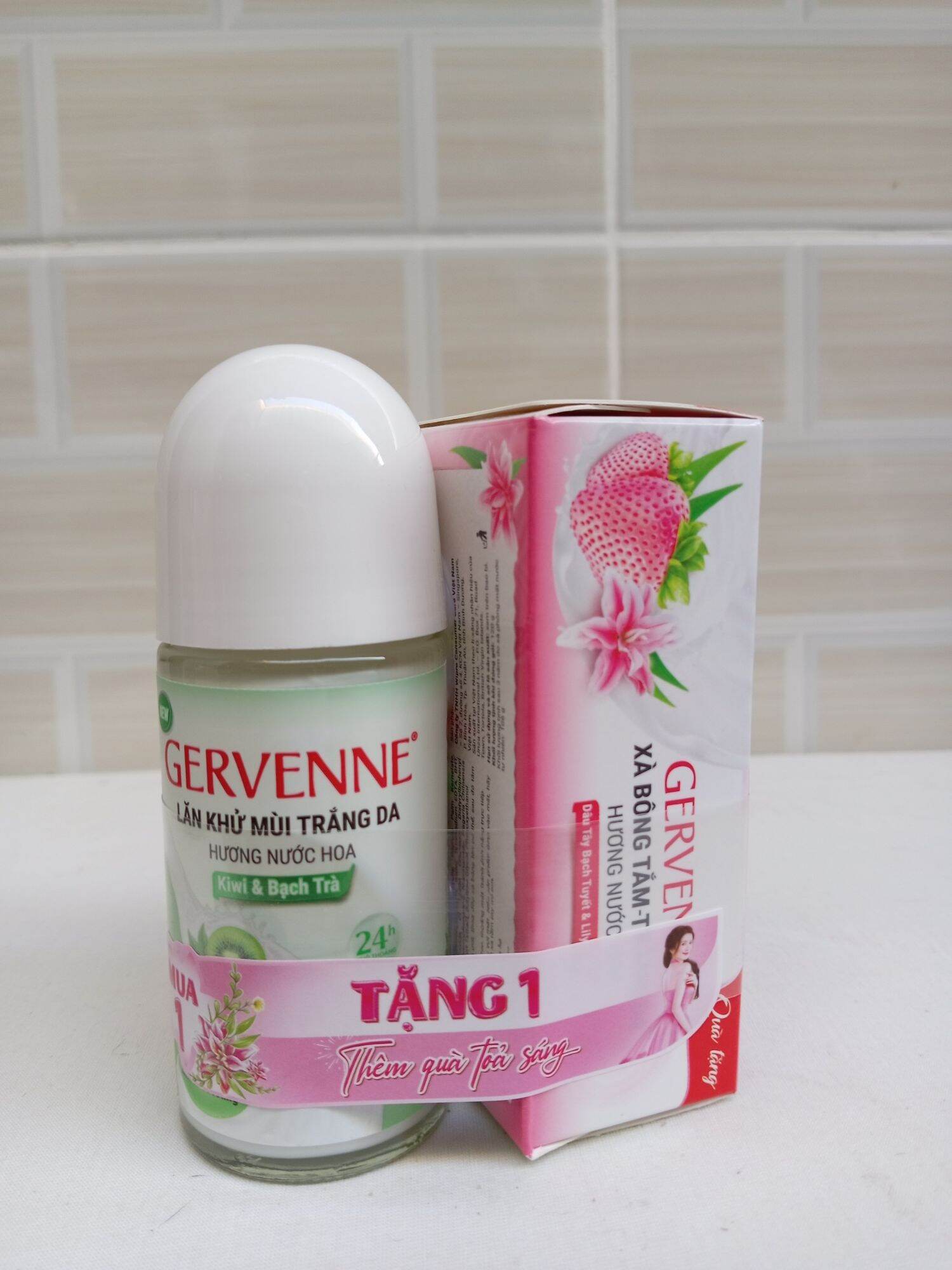 Lăn khử mùi trắng da Gervenne 50ml