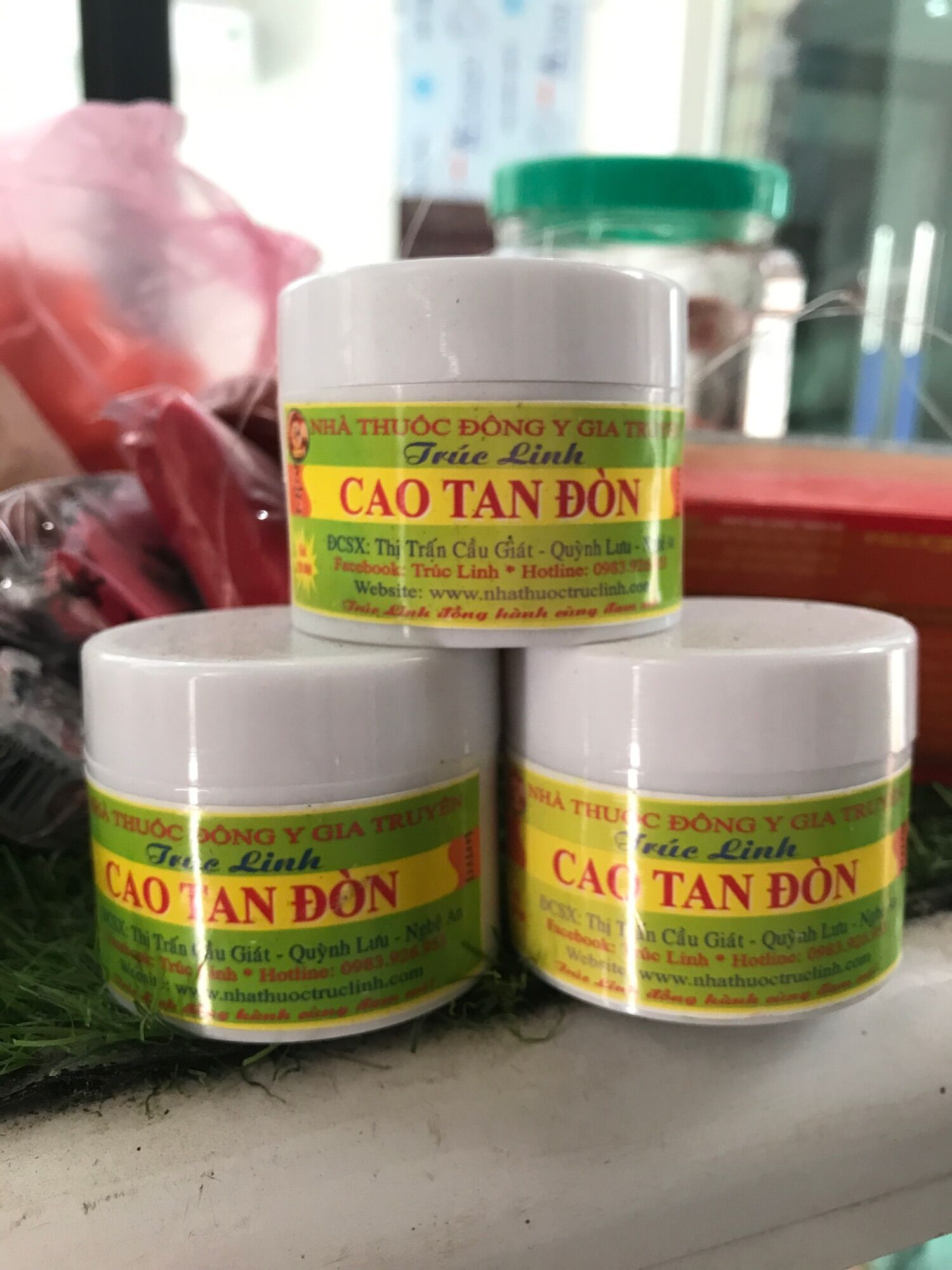 Cao tan đòn trúc linh tặng bịt mỏ