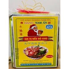 Gia vị nấu bò kho Nam Ấn (1lốc/20gói 25g)