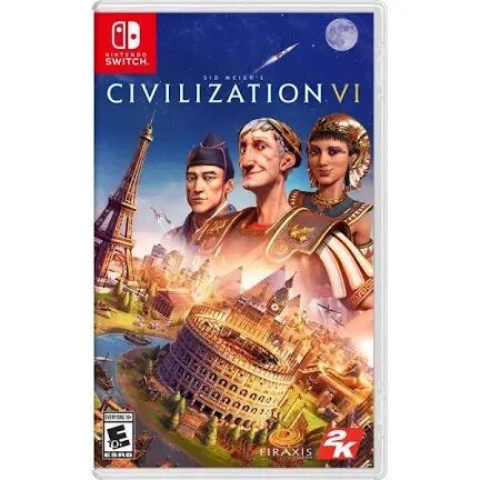 Đĩa game nintendo switch Sid Meier s Civilization VI - like new new seal