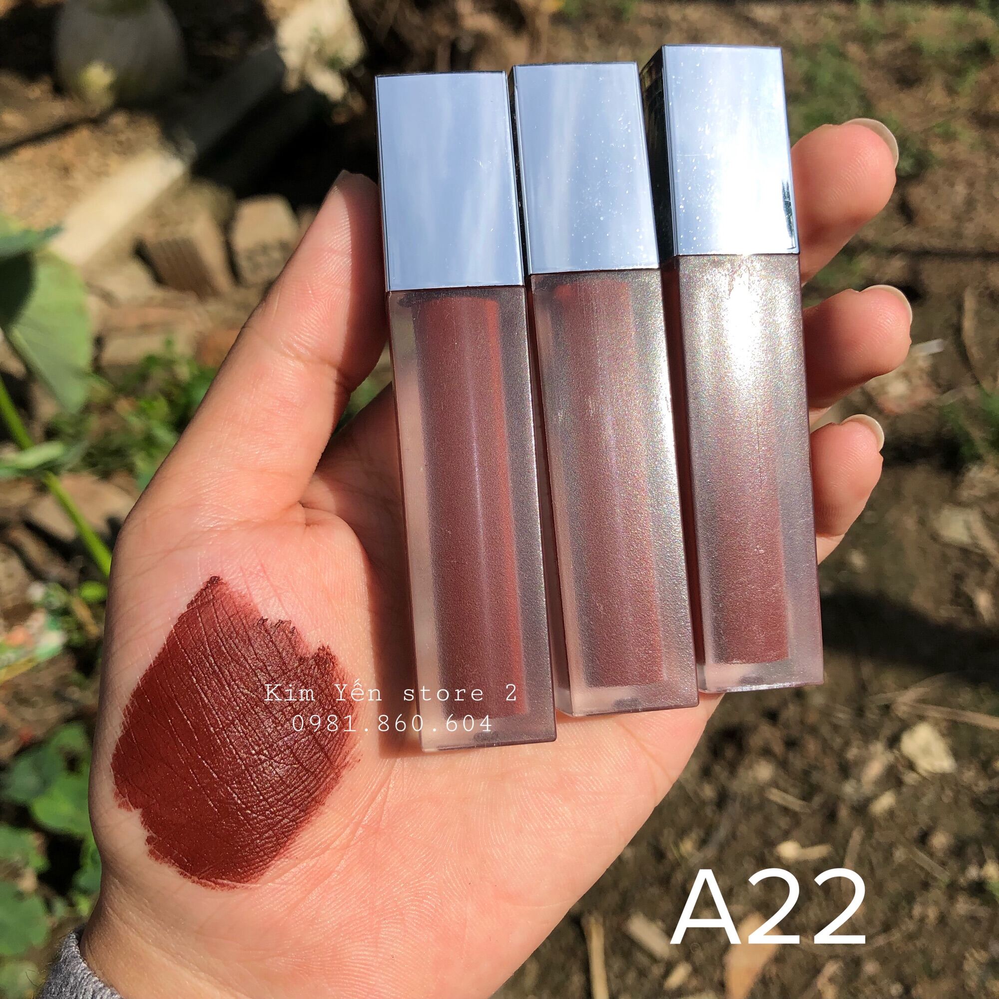 Son BLACK ROUGE A22 Vampire Rose - nâu maple ánh đỏ