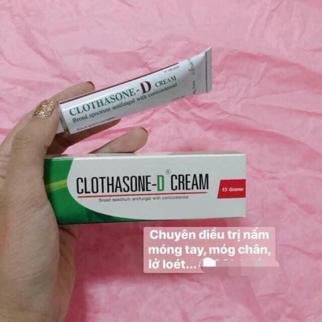 Kem bôi nấm móng Clothasone-D thái lan 15gr