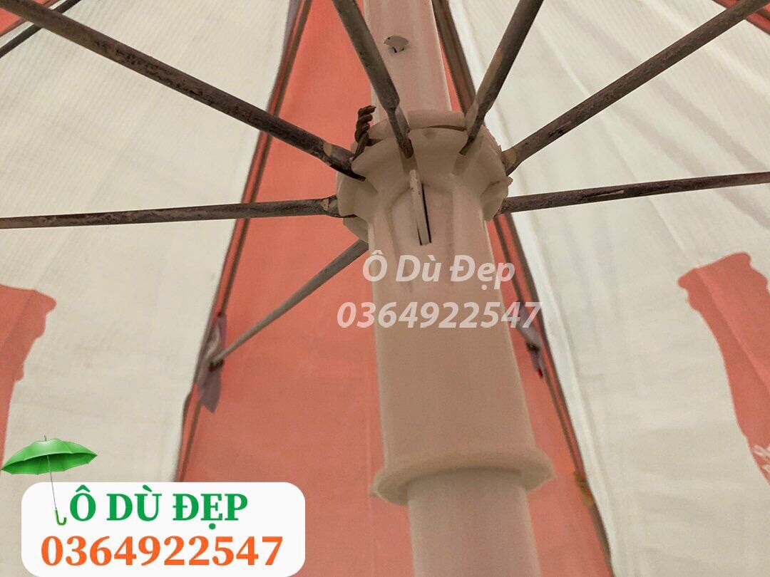 Ô dù quảng cáo đường kính 2m4 (chưa bao gồm chân đế )
