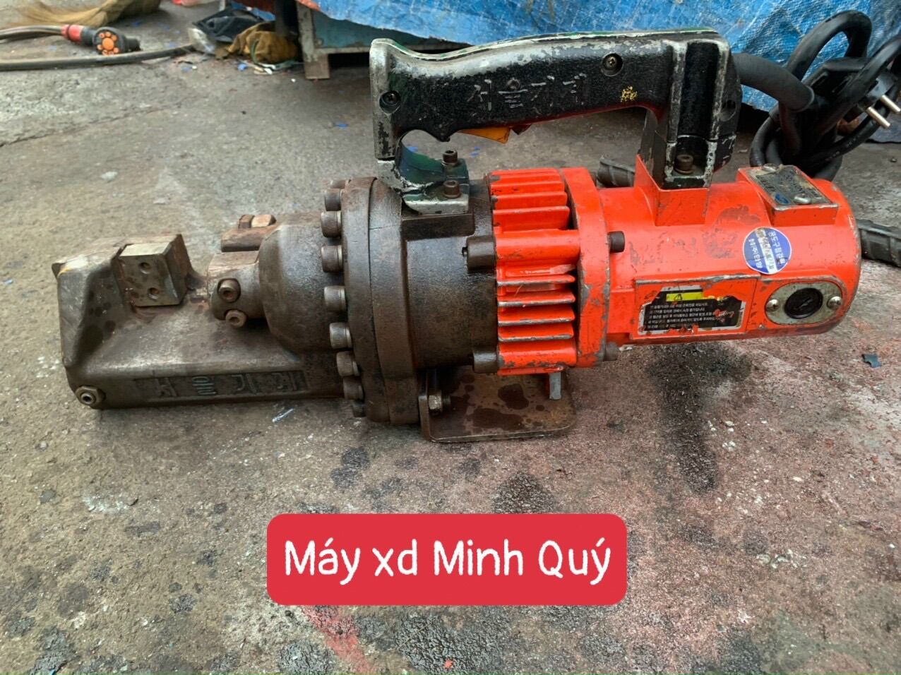 Máy cắt sắt thuỷ lực 32mm seoul handy hàn quốc
