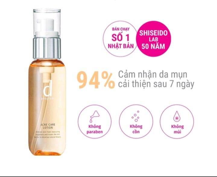 Nước cân bằng dành cho da mụn d program 125ml
