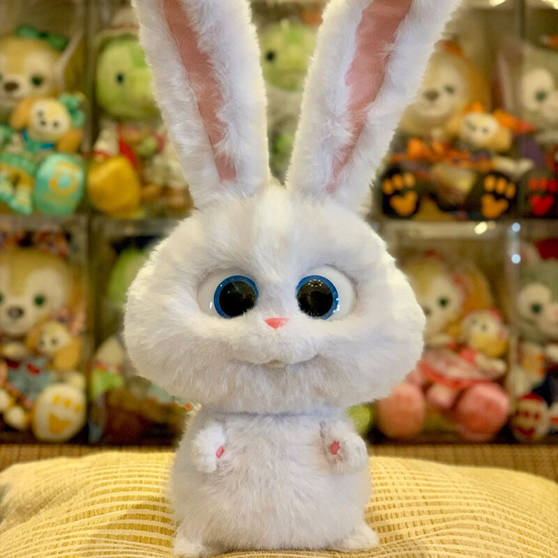 Fictus Rabbit Leader Plush Doll Toy Snowball Secret Love Pet Rabbit Doll PP Cotton Filling Male Fema