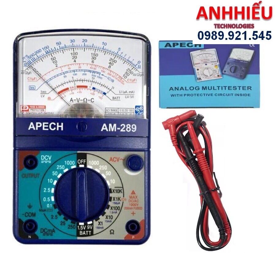 APECH AM-289 Đồng hồ vạn năng kim APECH AM 289