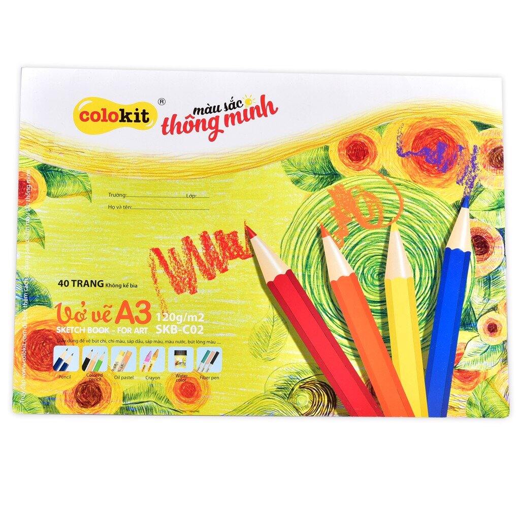 Vở vẽ a4-a3 colokit skb-c02