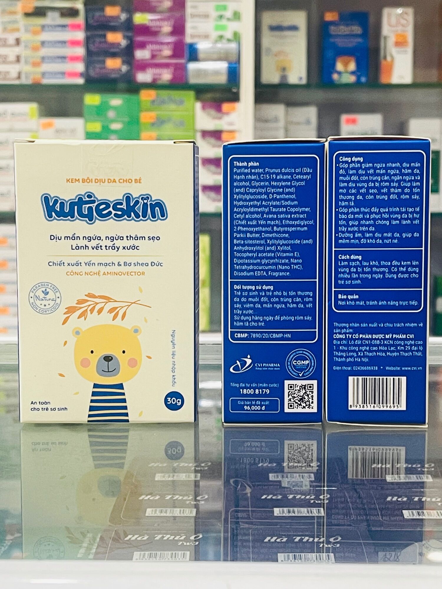 Kem bôi dịu da cho bé Kutieskin - 30gram