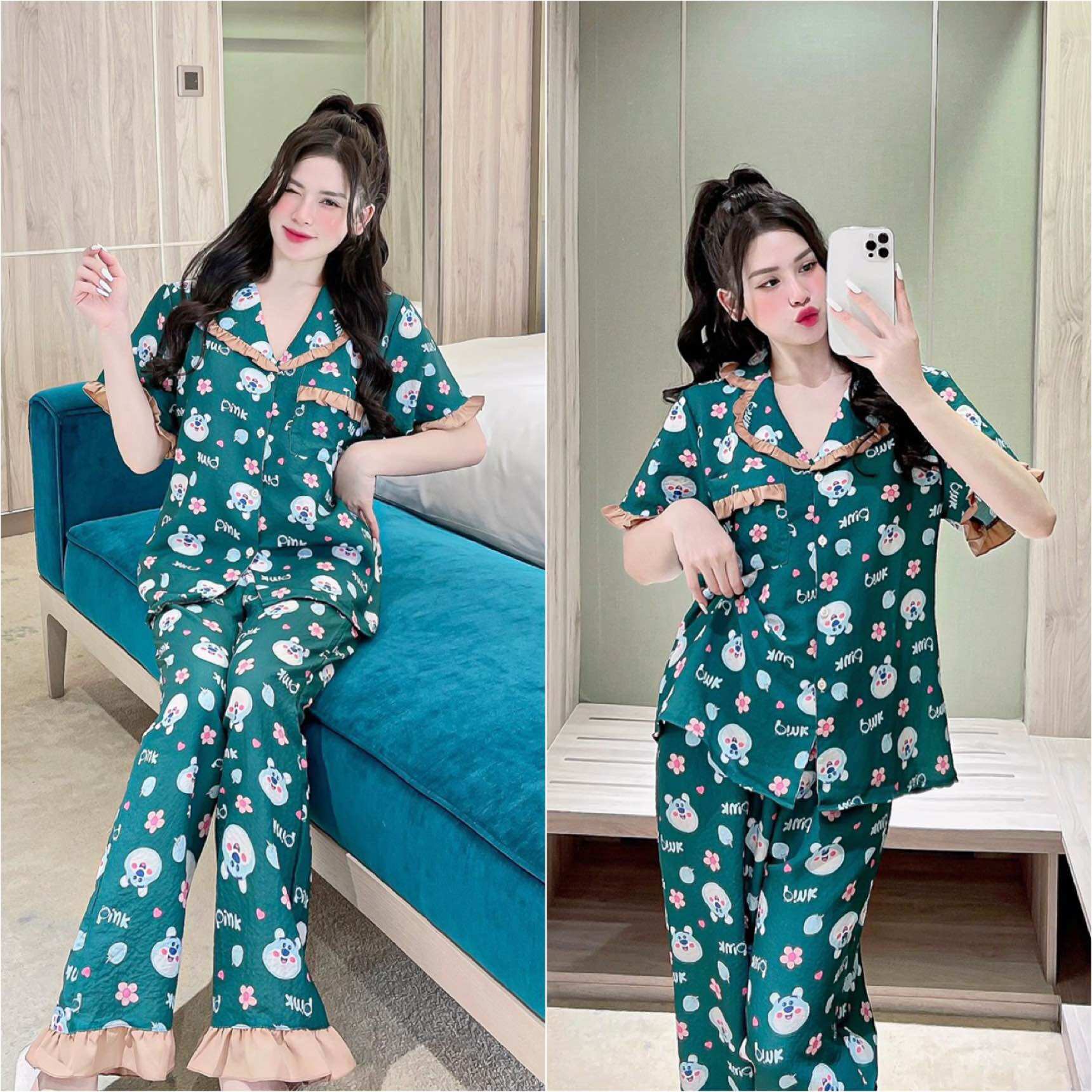 Đồ Bộ Bigsize Tiểu Thư 50-90kg Cao cấp - Chuẩn size