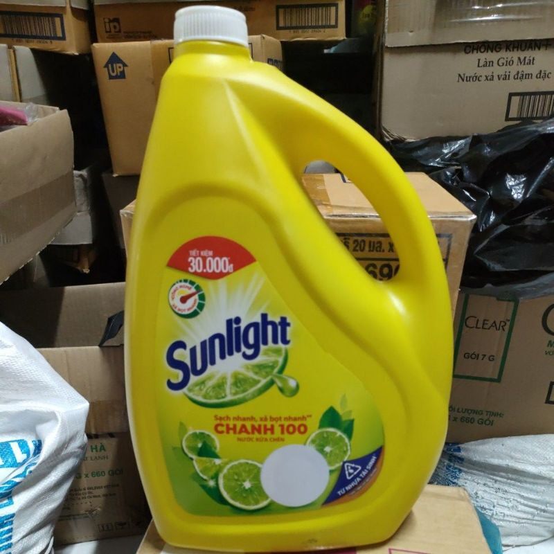 Nước rửa chén sunlight chanh 3.6kg