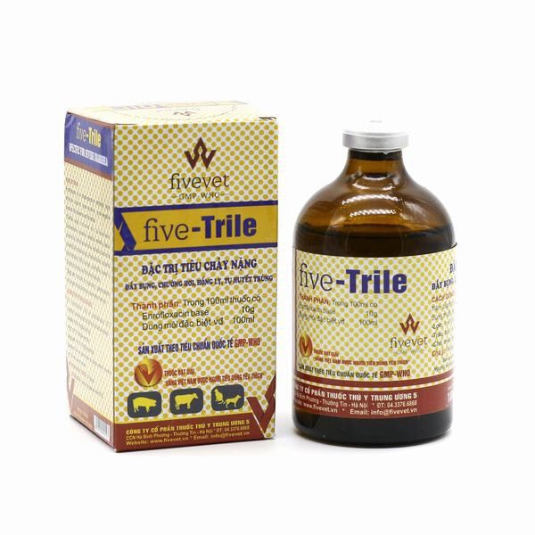 FIVE trile - 20ml tiêu chảy heo con