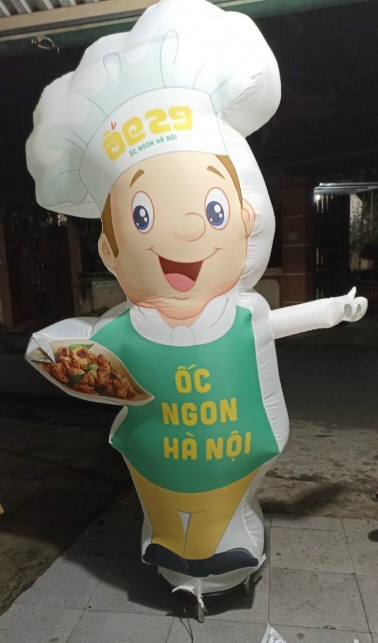 rối hơi quảng cáo. 