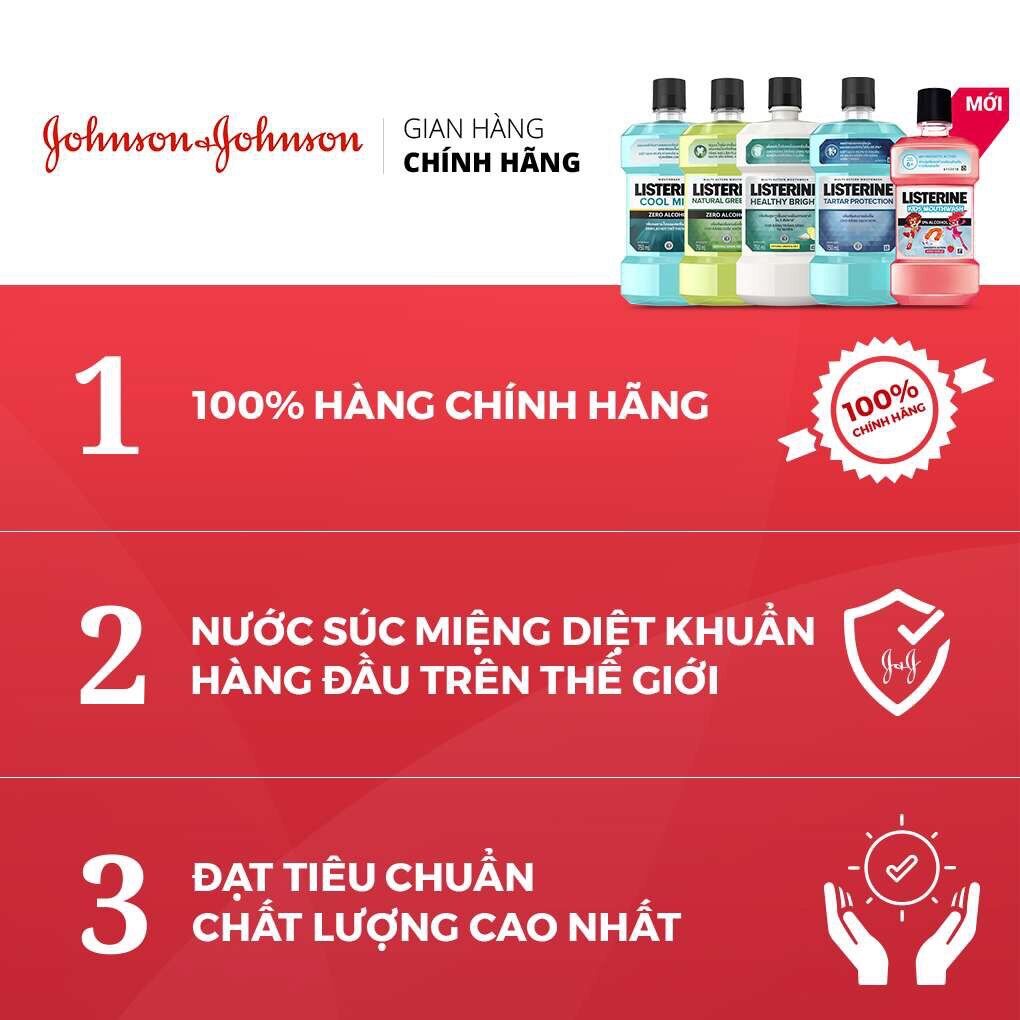 [CHAI NHỎ 250ML] Nước Súc Miệng LISTERINE COOLMINT
