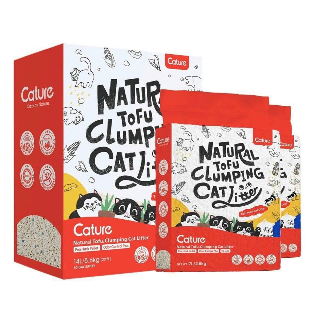 Cát đậu nành cature -cát hữu cơ cho mèo