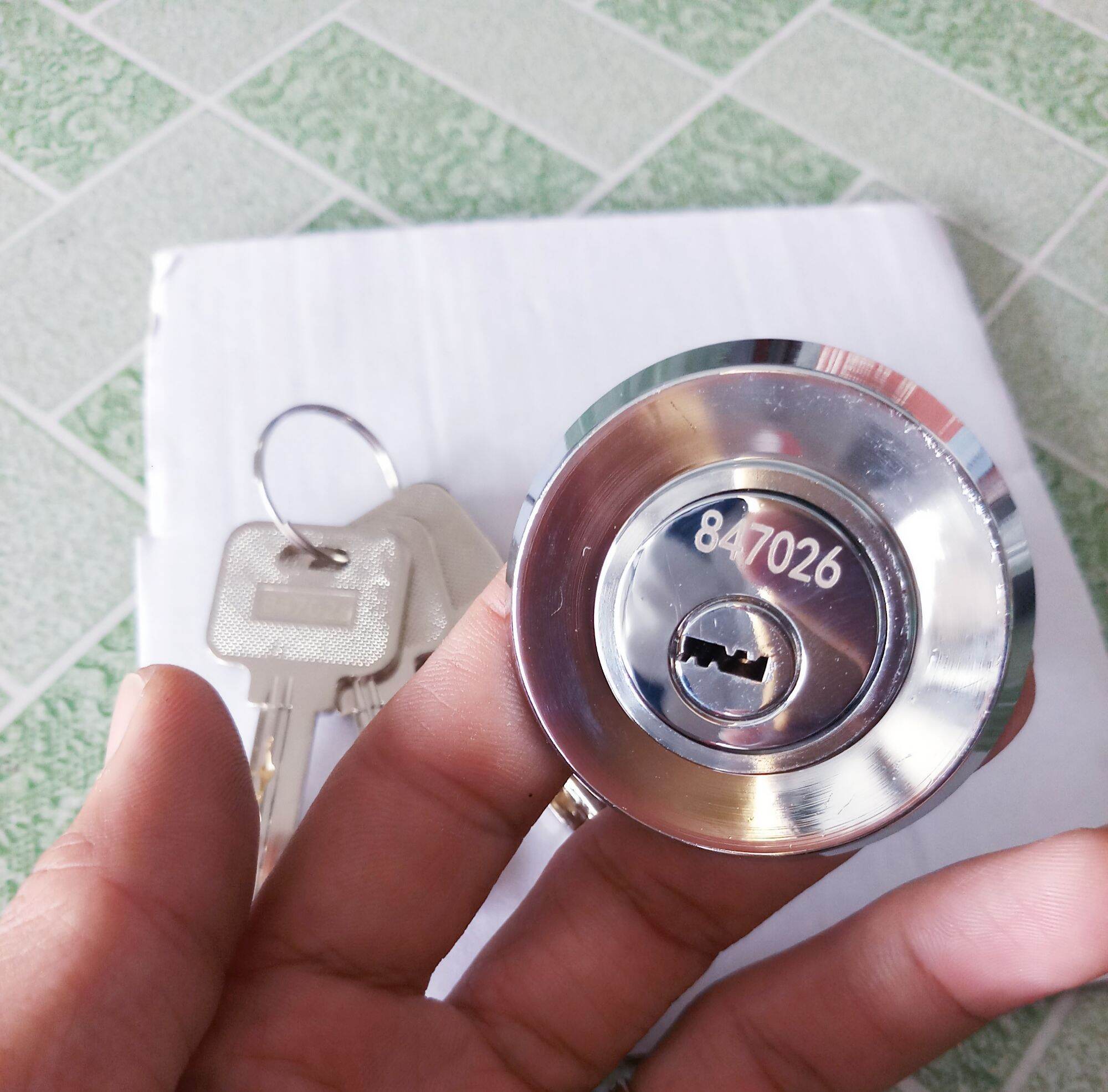 Ổ khóa két sắt 55mm ( dùng chìa khoan vi tính )