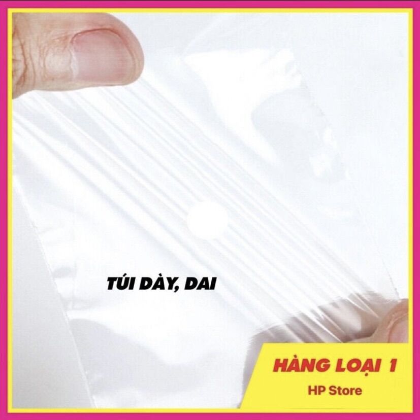 ❤️Túi Zip Chỉ Đỏ Lớn 100g Size 25cm x 18cm