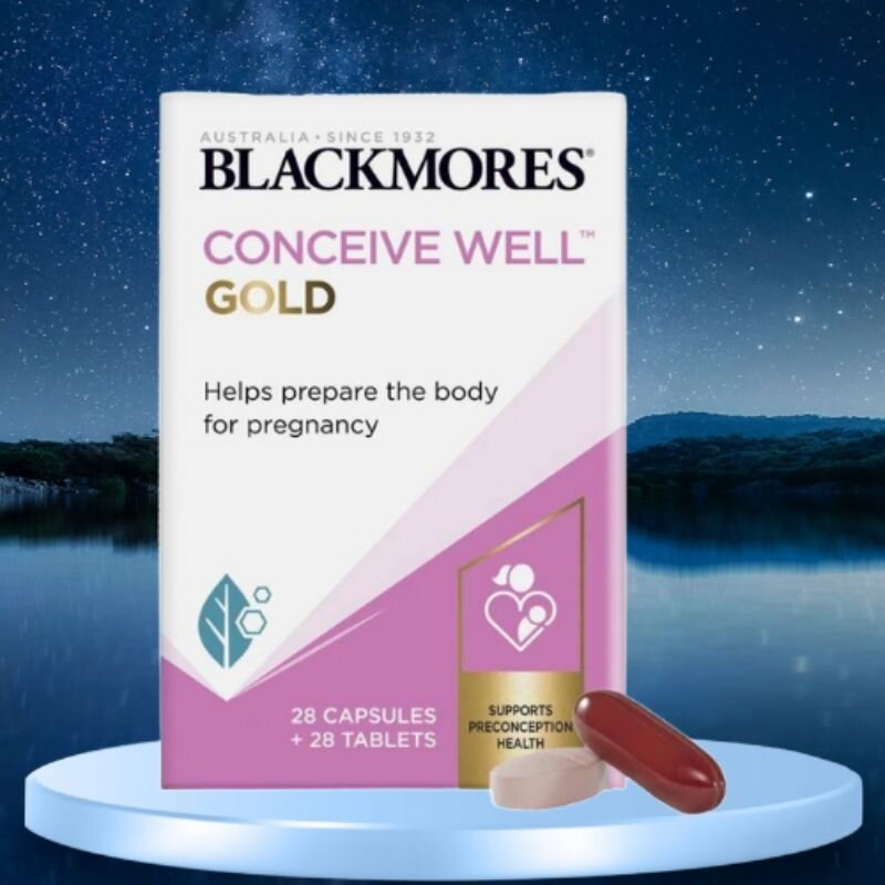 Bổ trứng Blackmores Conceive Well Gold 56 viên của Úc