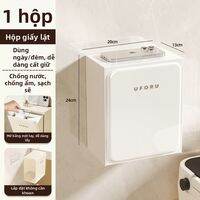 Jujiajia | Hộp Lưu Trữ Phòng Tắm Treo Tường Chống Nước Đựng Khăn Giấy Và Băng Vệ Sinh