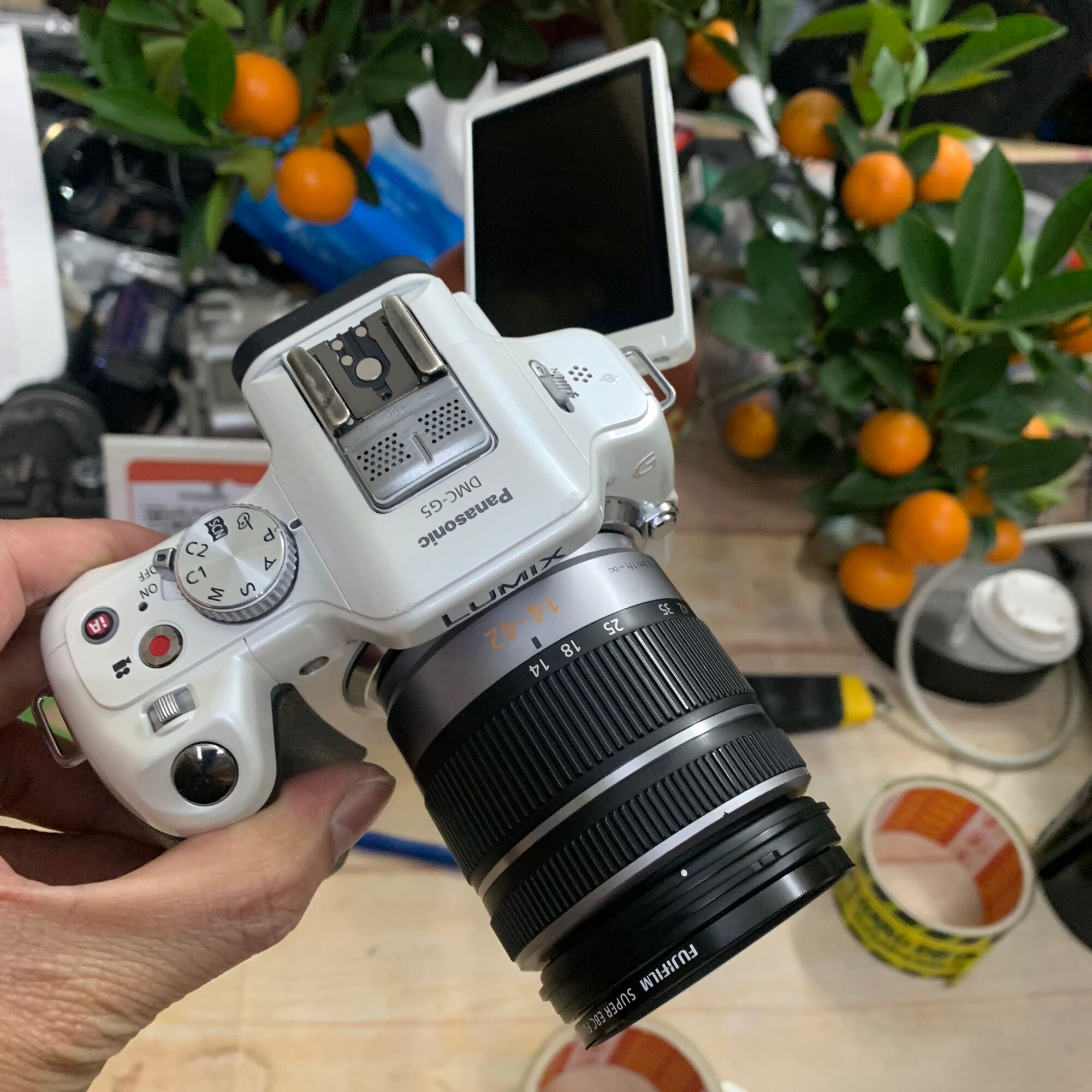 Máy ảnh Panasonic Lumix G5 kèm ống kính 14-42