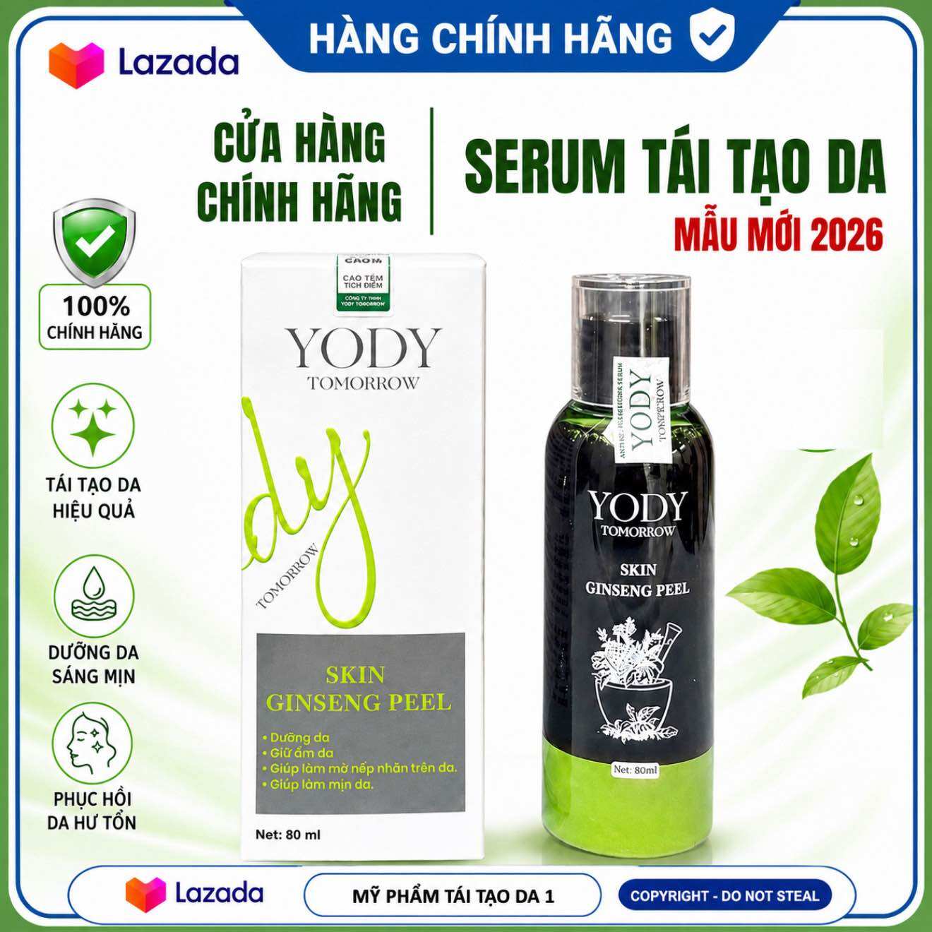 (CHÍNH HÃNG )Serum tái tạo da Yody Phương Anh làm sạch mụn nám Tàn Nhang