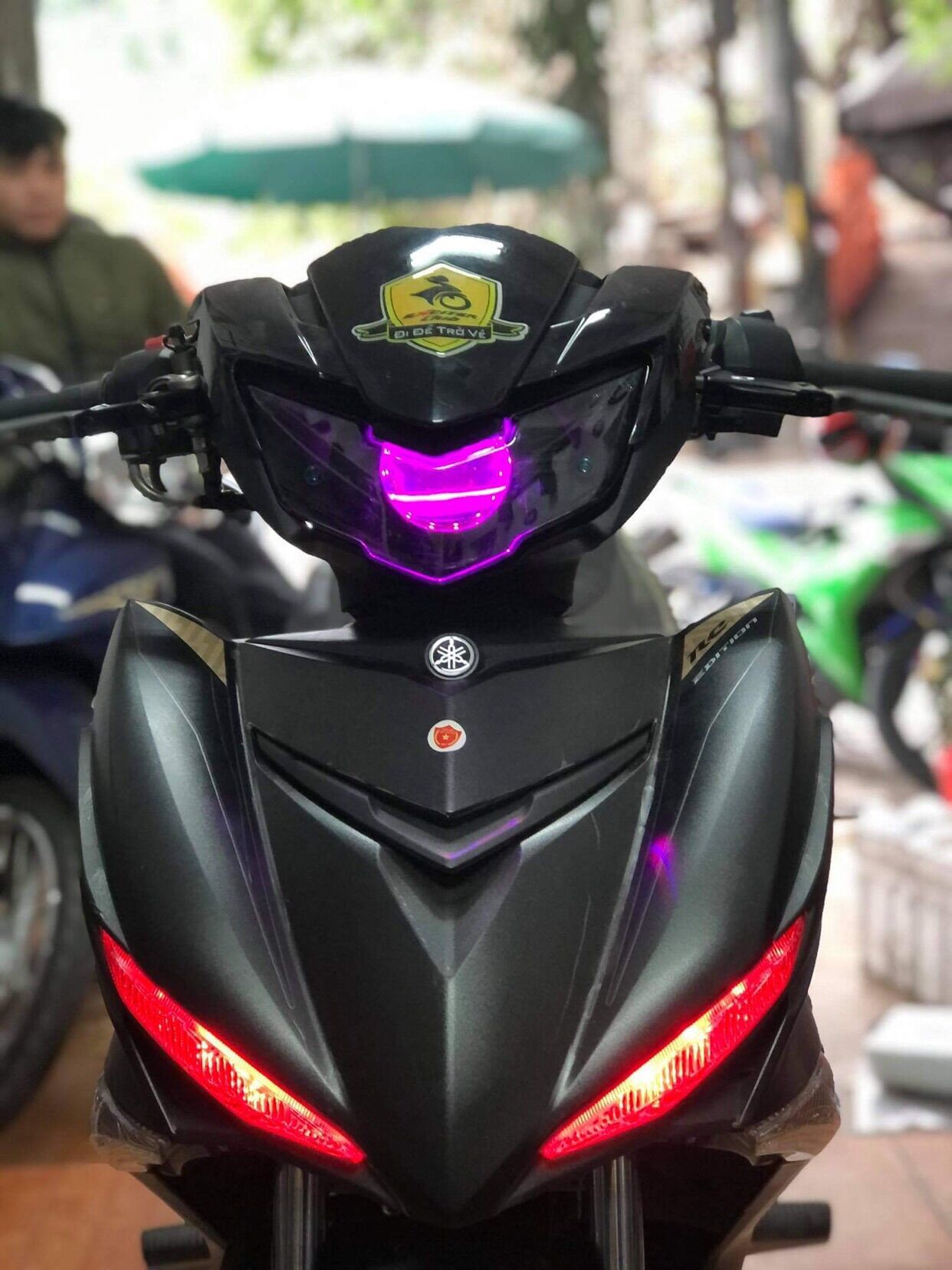 Bi Led TiTan Black GTR Cho Exciter 2019 (Đổi Choá)