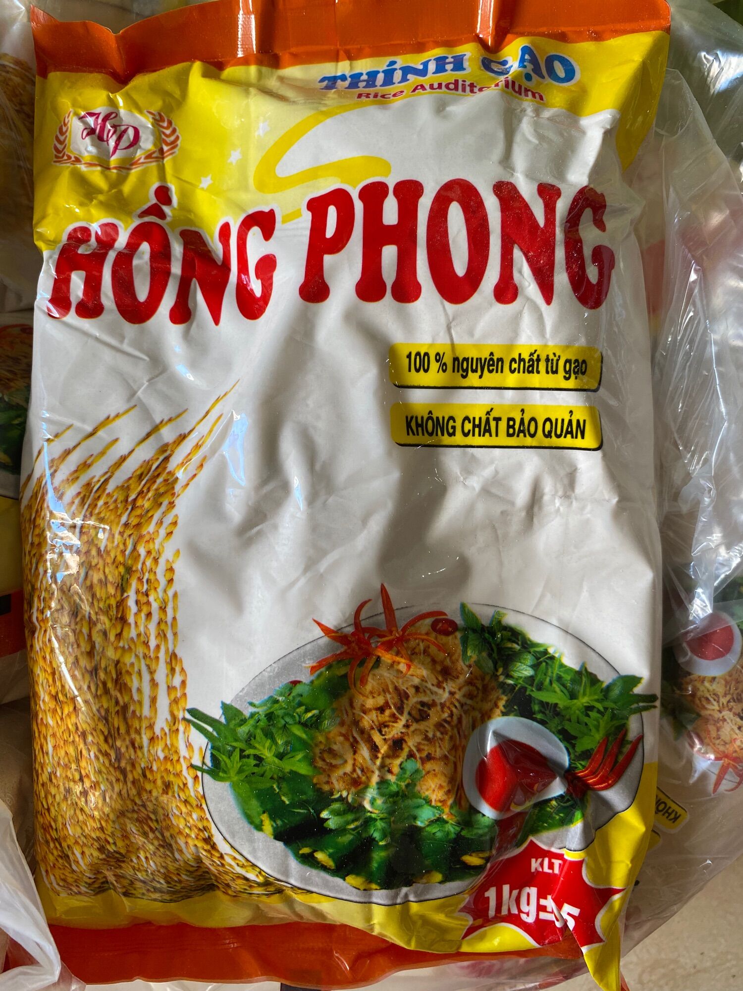 Bột thính Hồng Phong- bột gạo thính thơm ngon