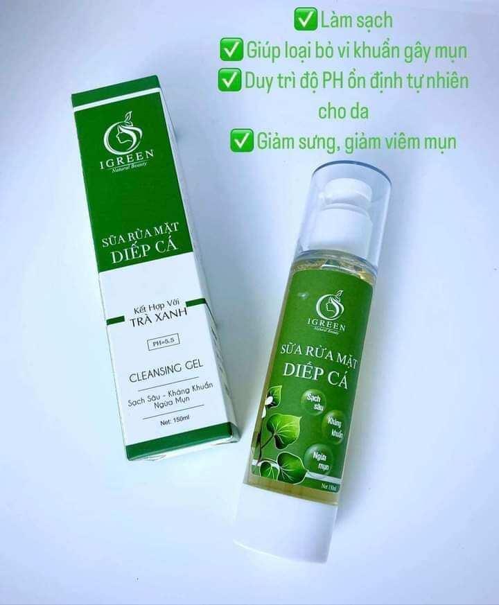 SỮA RỬA MẶT DIẾP CÁ TẤT CẢ MỌI LOẠI DA