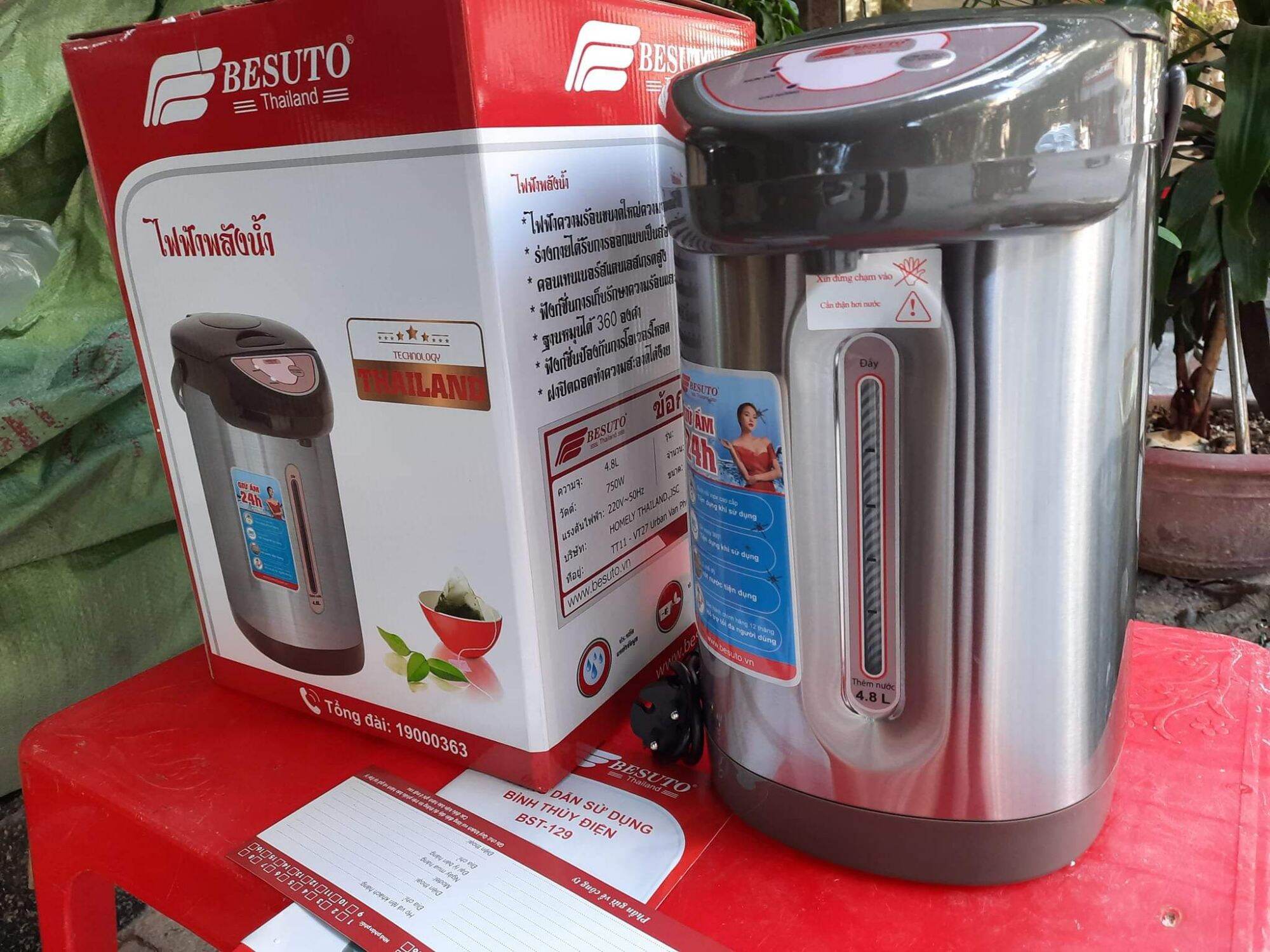 BÌNH THỦY ĐIỆN BESUTO 4,8LÍT