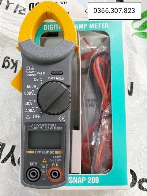 [HCM]Ampe kìm đo dòng AC Kyoritsu KN200 (400A)