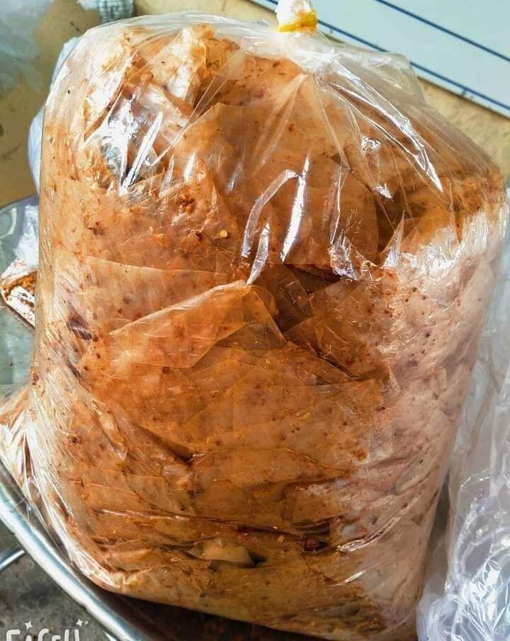 500gr bánh tráng xike muối tỏi siêu cay