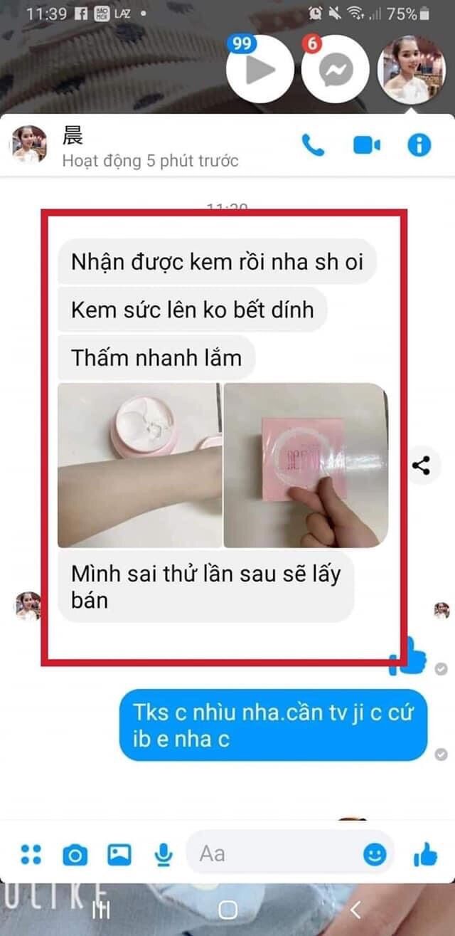 Kem trắng da body