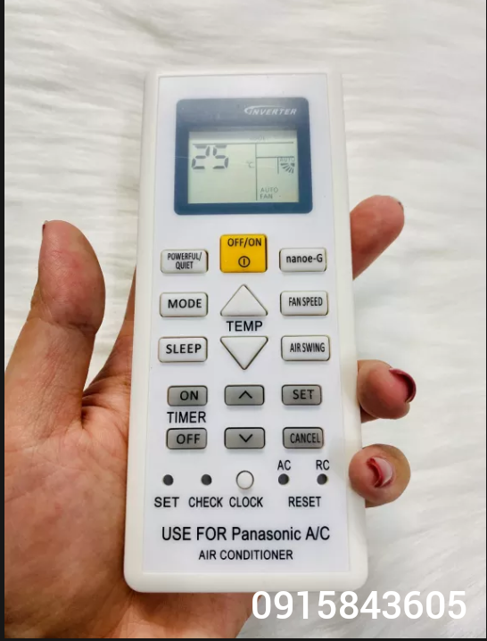 Điều khiển điều hoà Pa na so nic