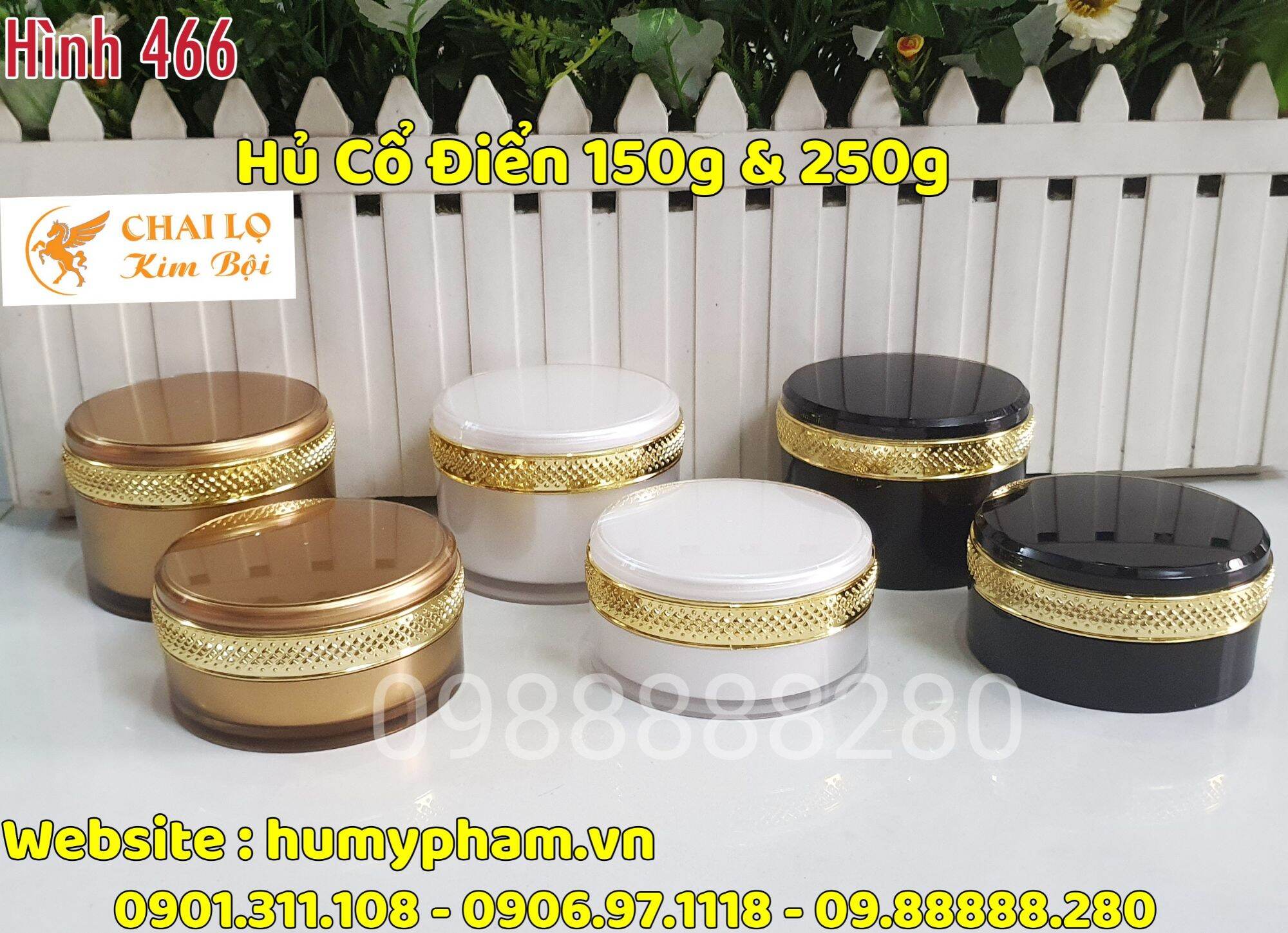 HỦ ĐỰNG KEM BODY - Hủ Cổ Điển 150g & 250g