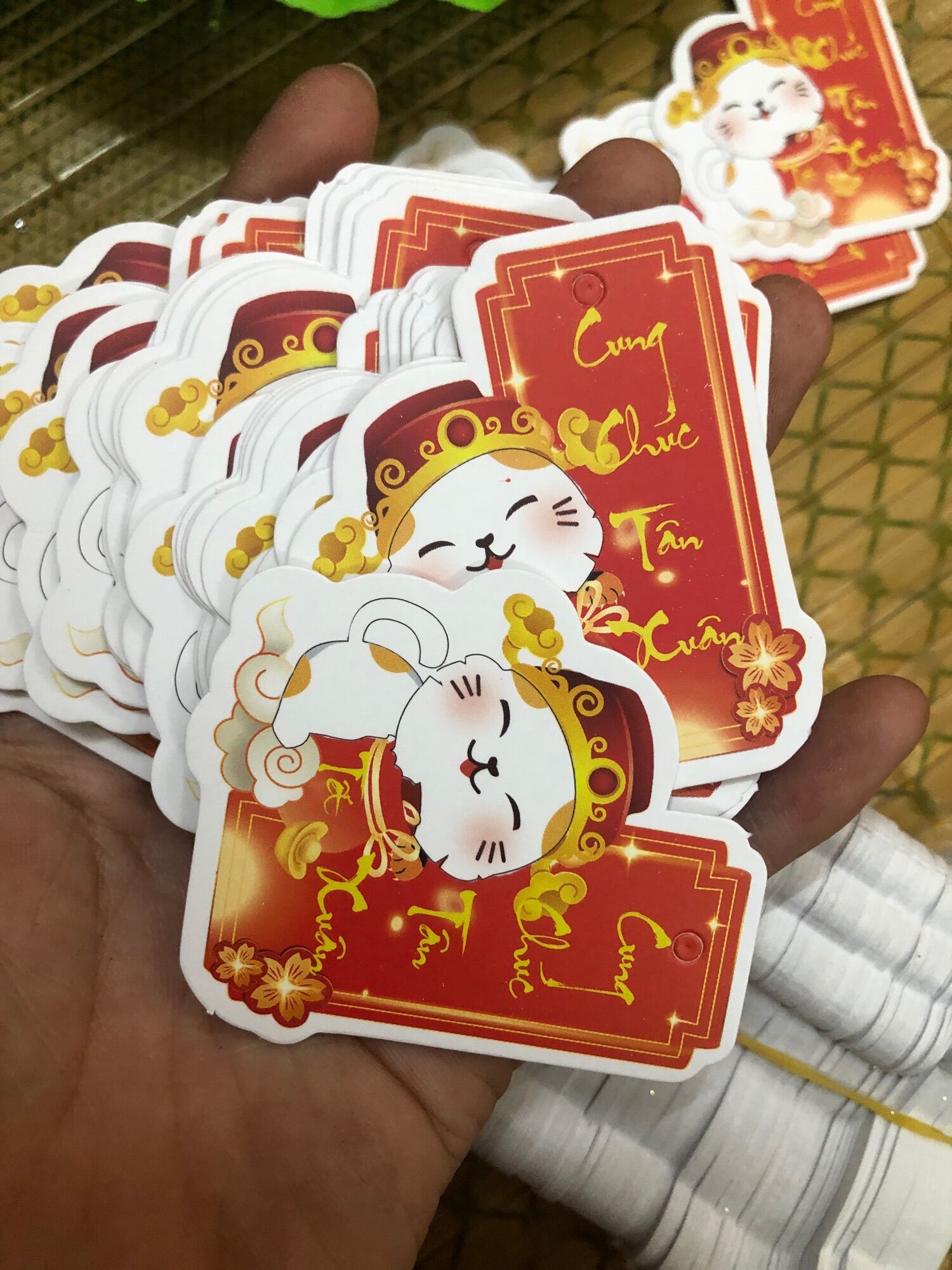 Set 50 tag treo trang trí tết 2023