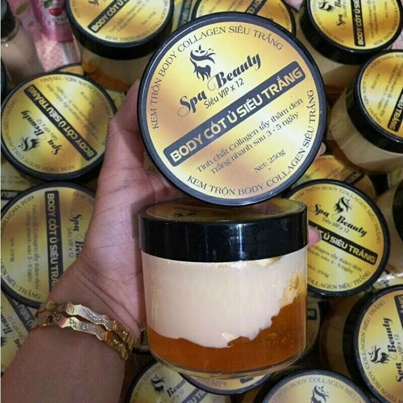 Kem Body Cốt Ủ 2 Tầng Siêu Trắng