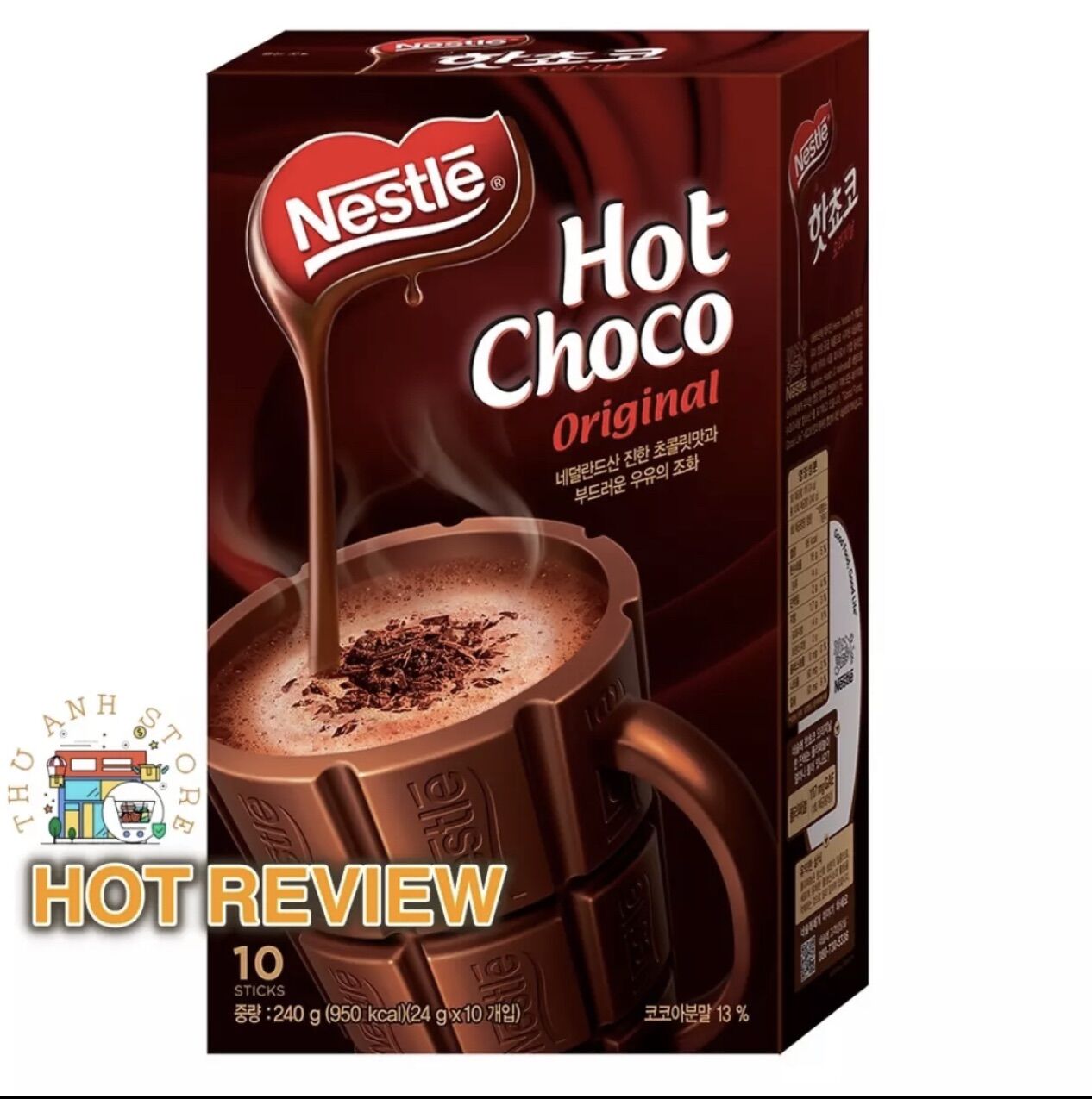 Hot Choco Bột cacao nguyên chất Nestlé HotChoco chính hãng nhập khẩu Hàn Quốc