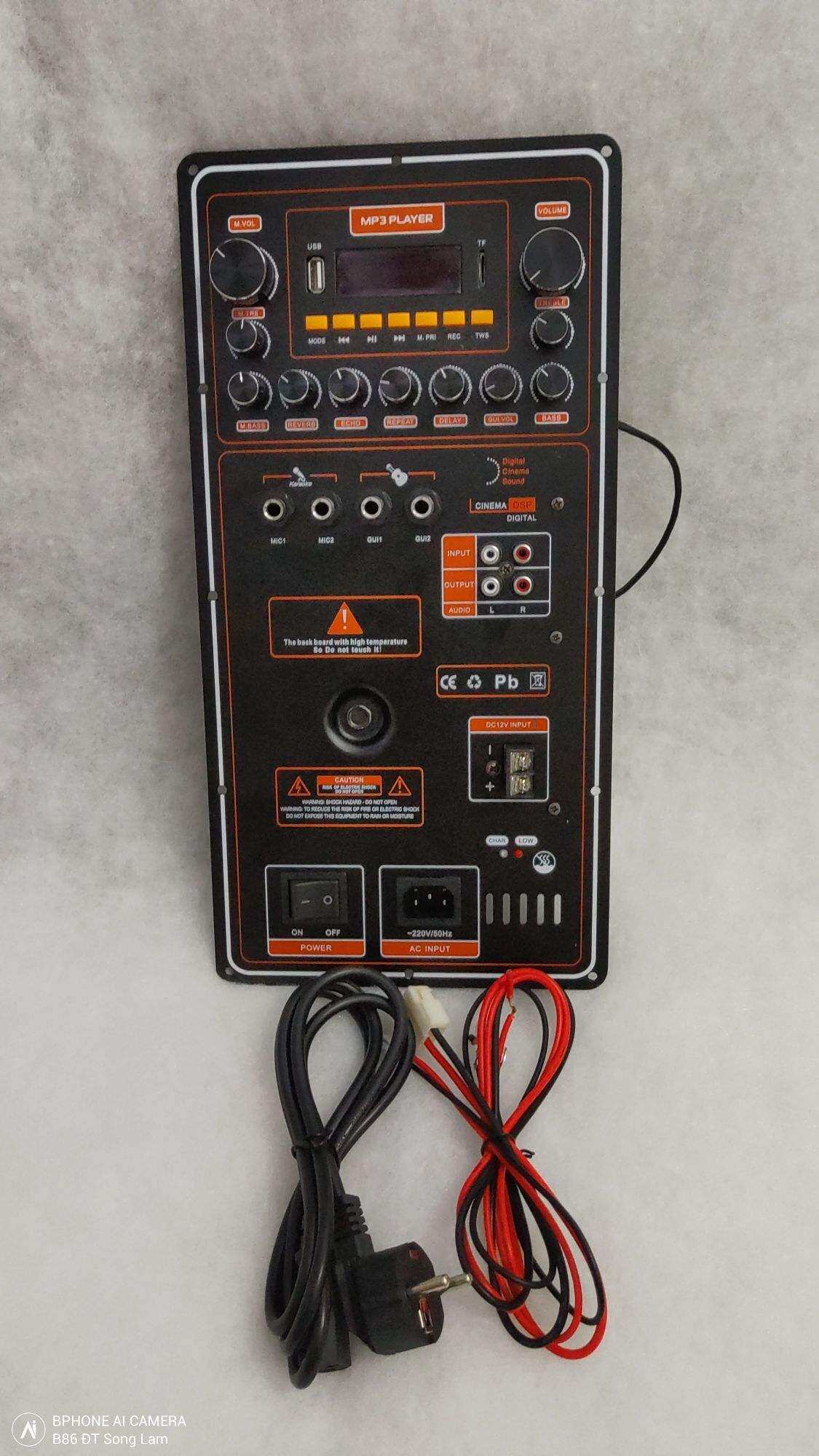 Bo mạch  loa kéo đứng mẫu mới đánh  loa 5 tấc  ,4 tấc  coil 75 căng  đét