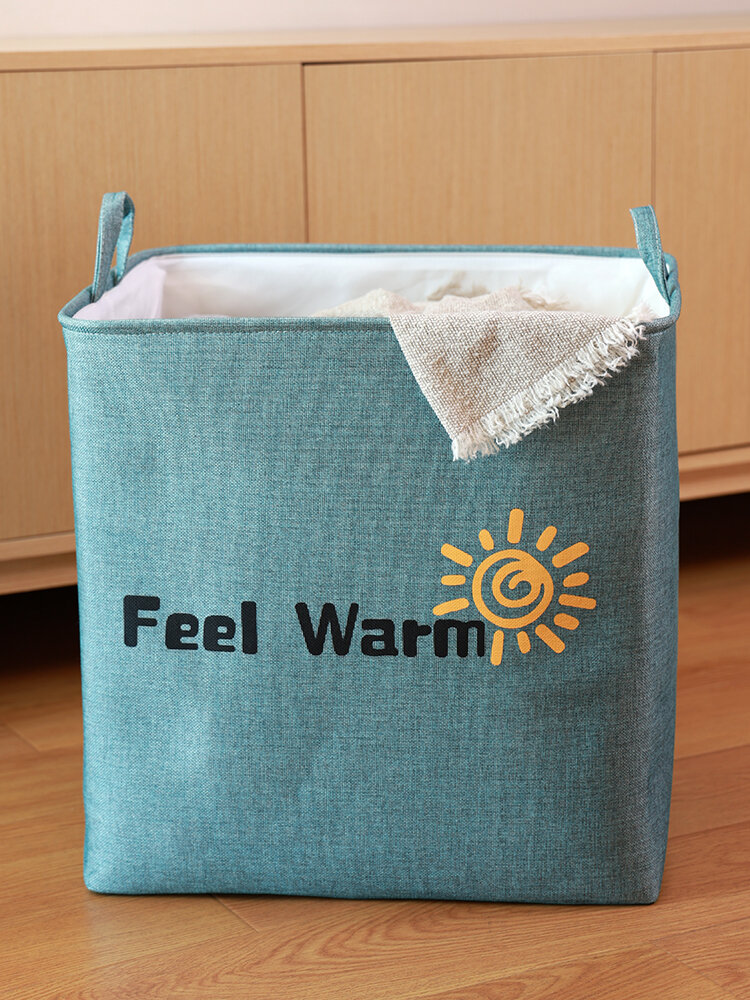 Foldable Fabric Laundry Basket Toy Storage Box Dirty Clothes Hamper Dormitory Laundry Basket Nordic Style Home Use Pure Color Giá 144,000 Đồng*Miễn phí vận chuyển