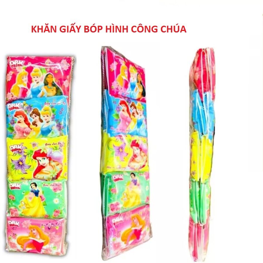 Lốc khăn giấy bóp Công Chúa Bảo Bảo *10 bóp