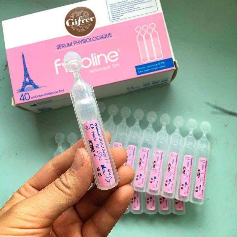 [CHÍNH HÃNG - DATE 2026] - Nước muối sinh lý Physiodose Gilbert Pháp 40 ống 5ml siêu sạch