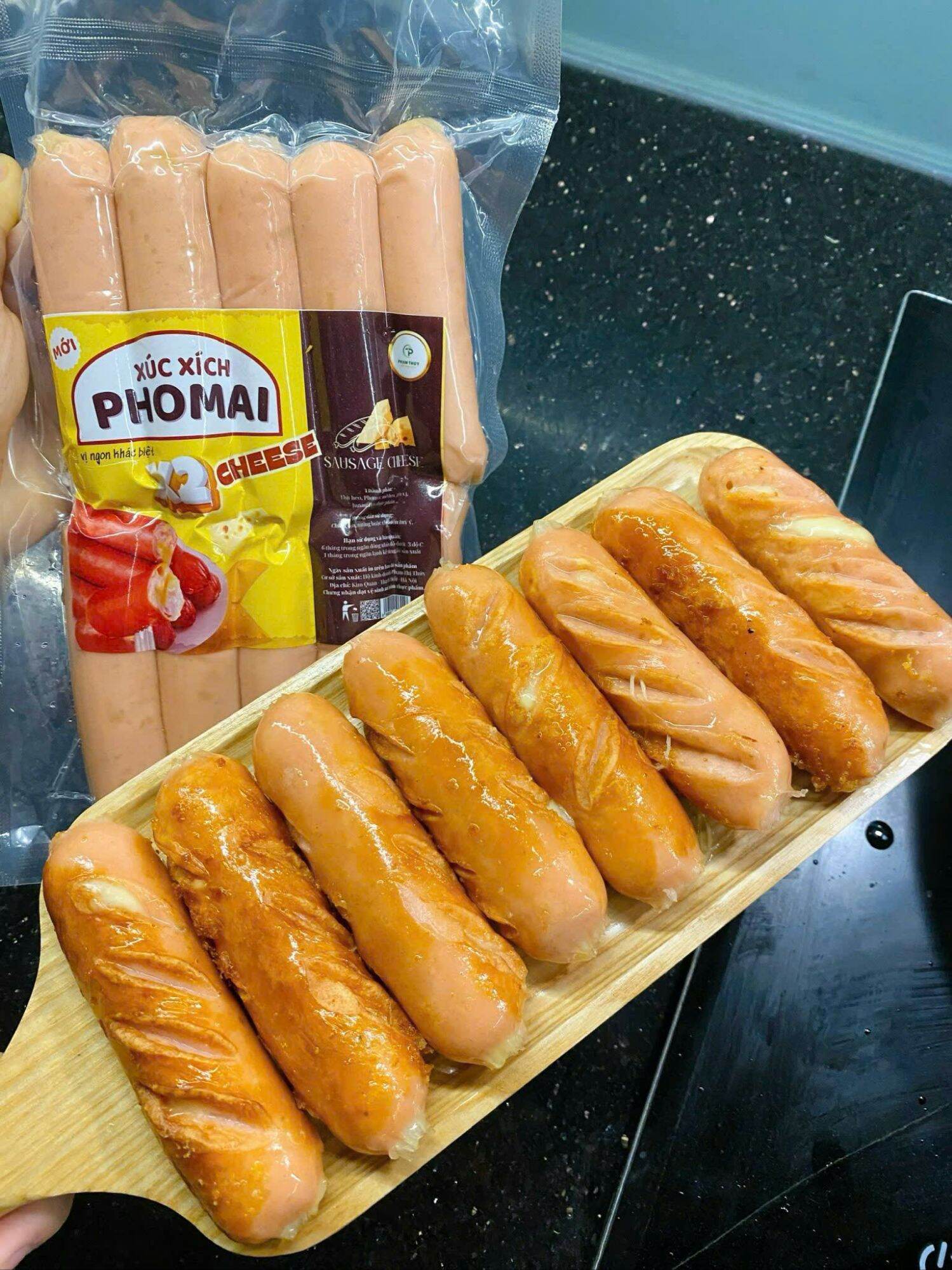 (HCM) Xúc xích phô mai bịch 500g 10 cây