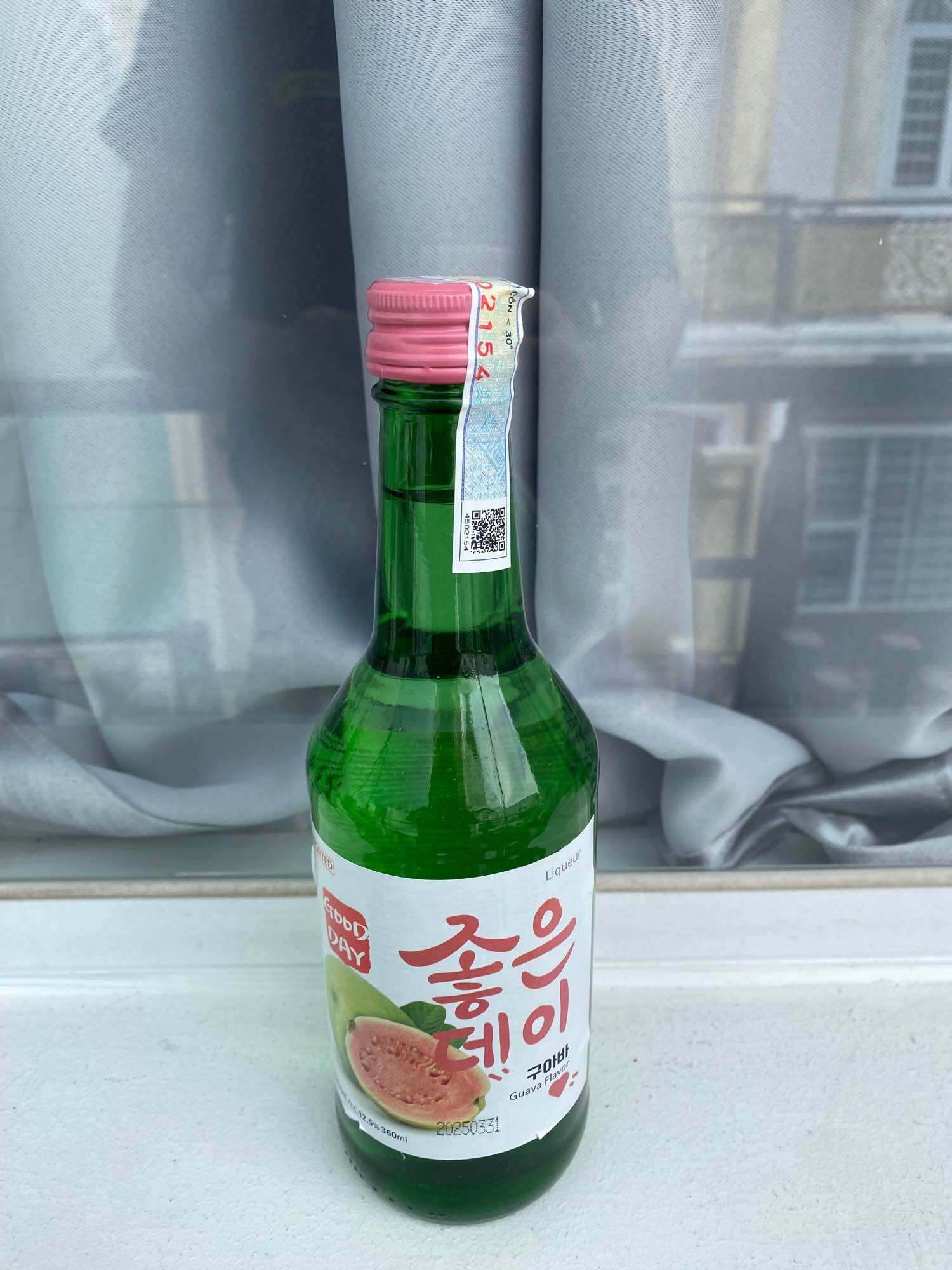 Rượu Sô Chu Soju Hàn Quốc GOOD DAY 13% 360ml-Vị Ổi