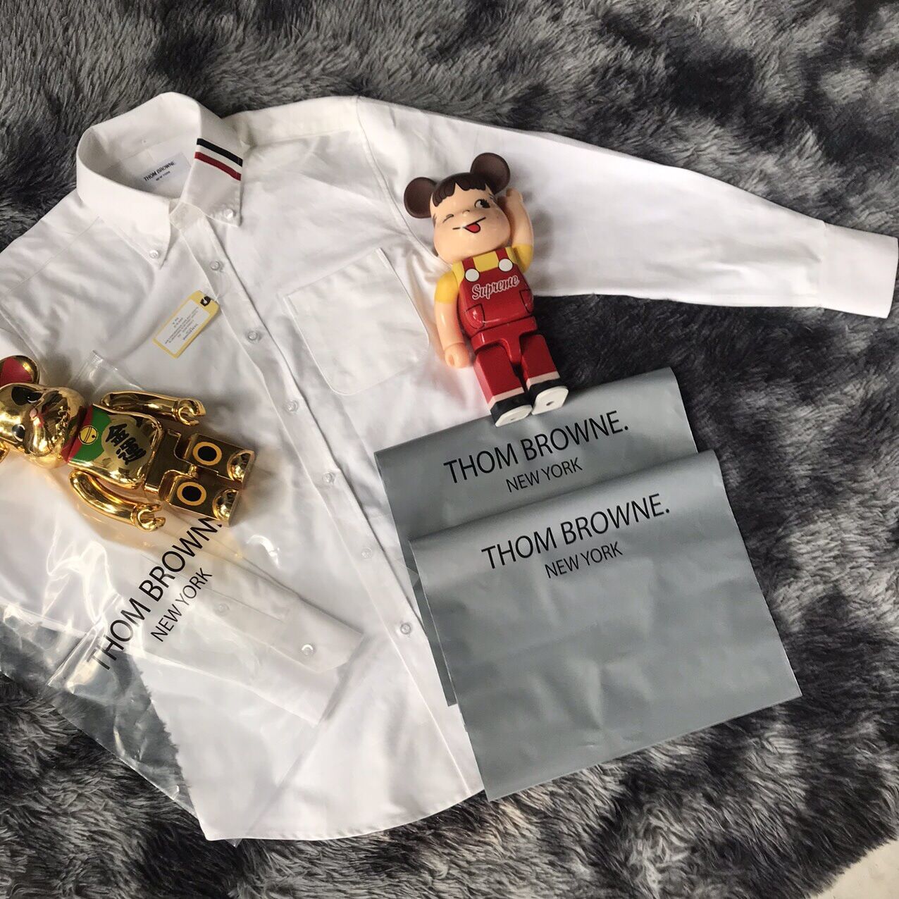 Áo sơ mi Thom Brown cao cấp viền cổ áo