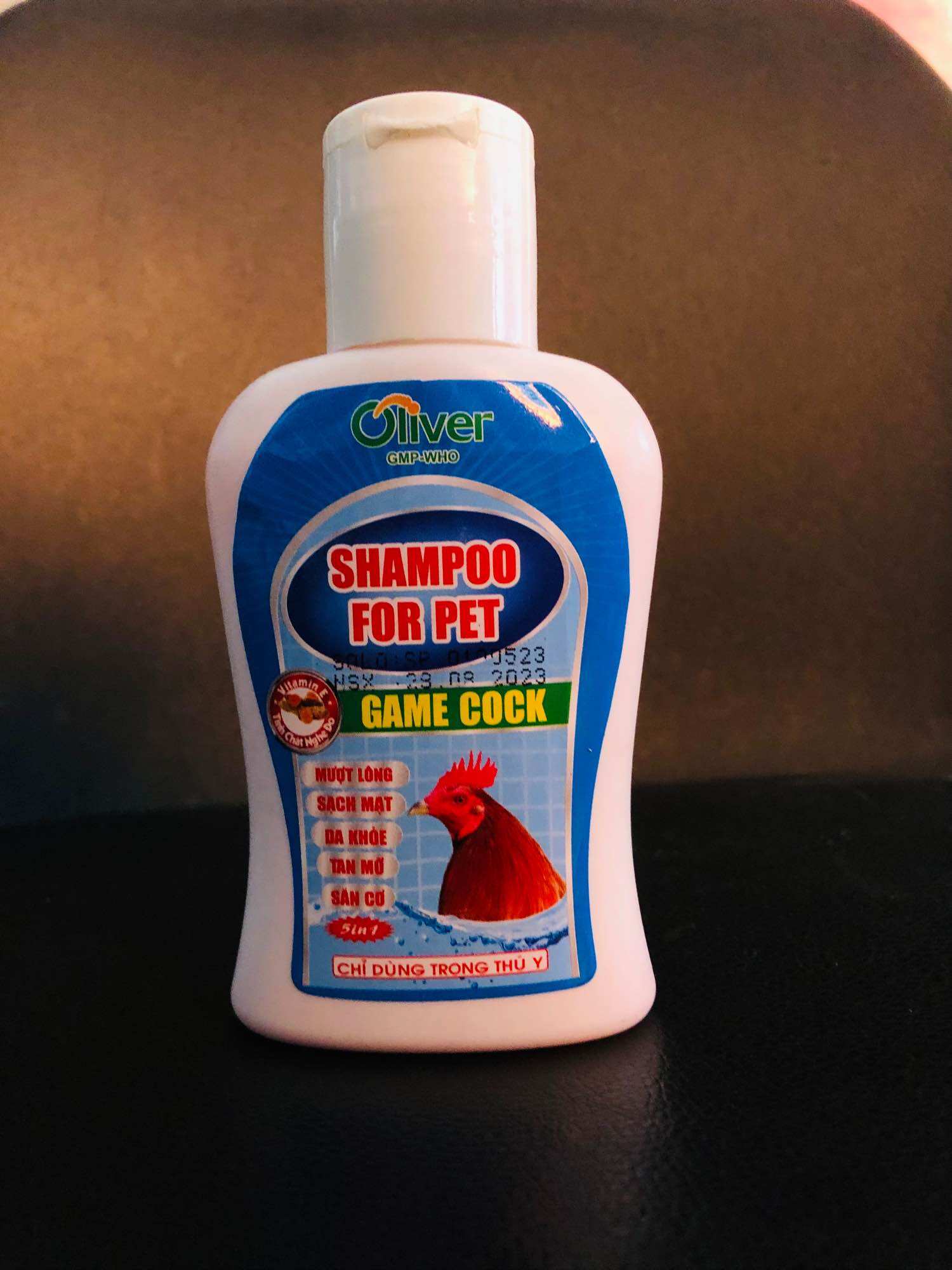 Xà bông tắm gà, Shampoo for pet 100ml oliver.
