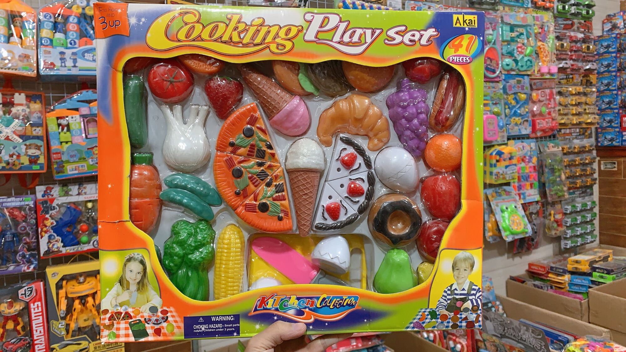 Set pizza hoa quả đồ chơi nhiều chi tiết cho bé