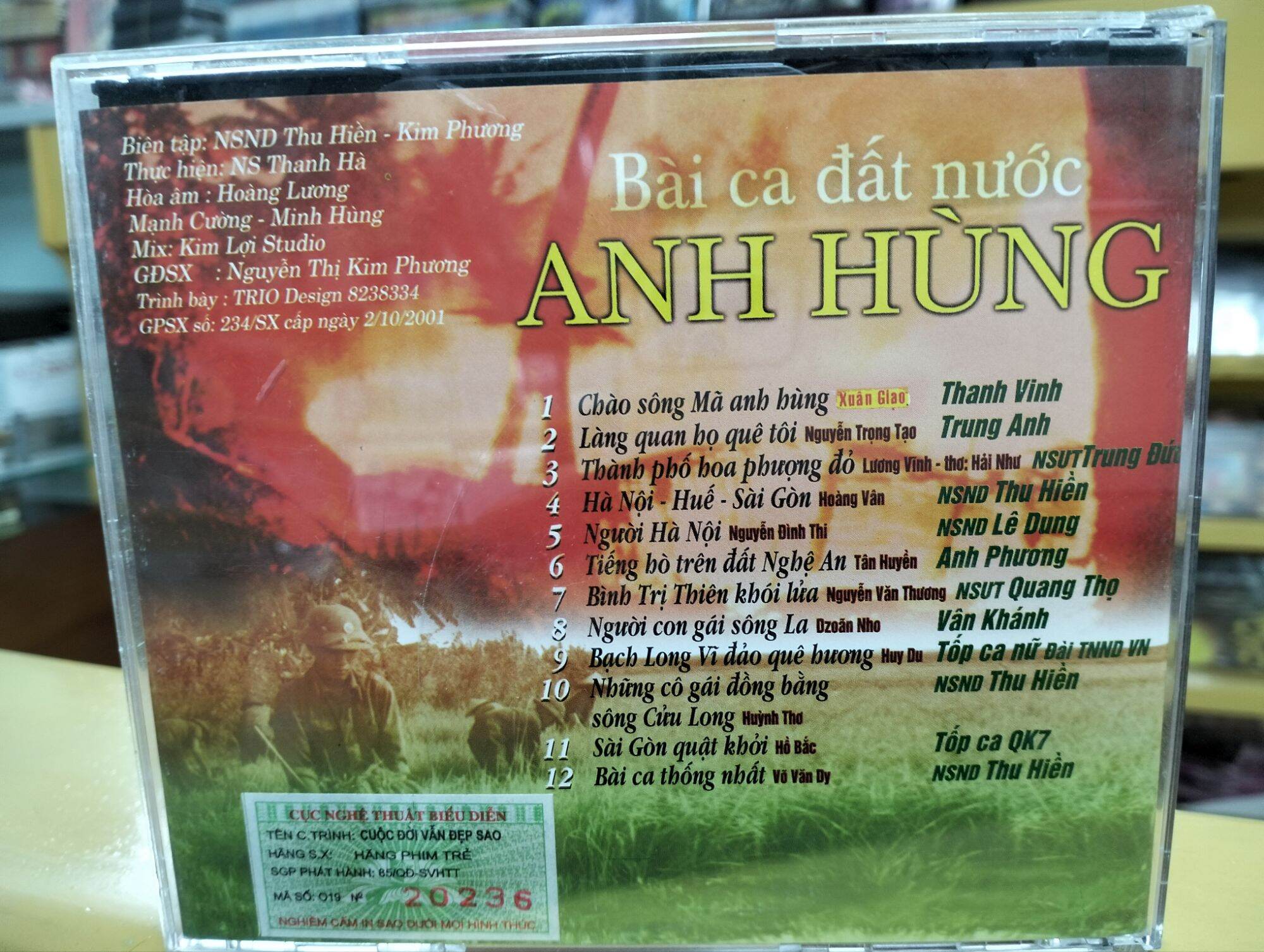CD - Bài ca đất nước Anh Hùng